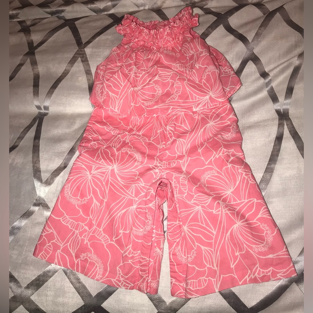 Janie & Jack Pink Jumpsuit